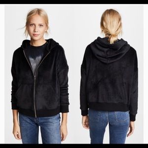 ATM velour hoodie Black S